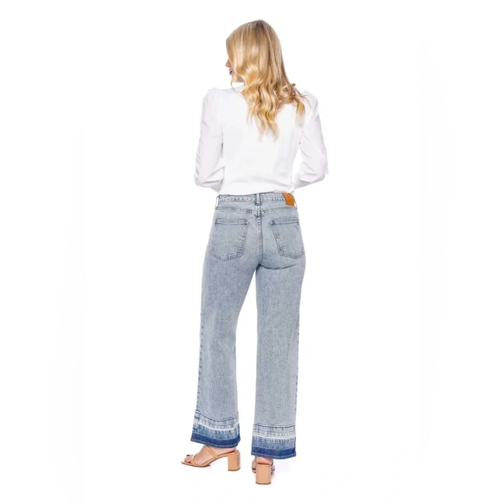 SIMKHAI Jude Crop Wide Leg Jeans in Santa Monica multiple sizes - Picture 8 of 10